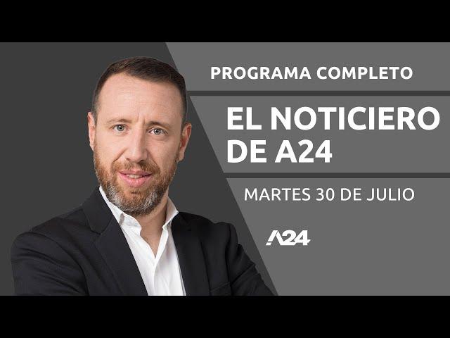 VENEZUELA: ATAQUE A PERIODISTAS Y MANIFESTANTES  #ElNoticierodea24 Programa completo 30/07/2024