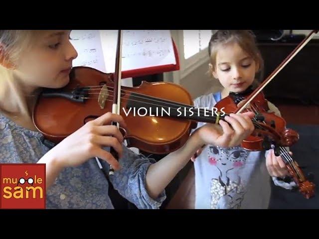 VIOLIN SISTERS - 10 Year Old Sophia and 7 Year old Bella on Mugglesam