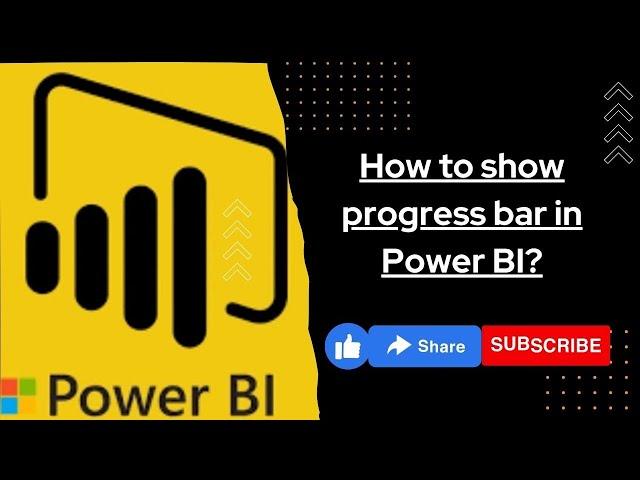 Progress Bar in Power BI