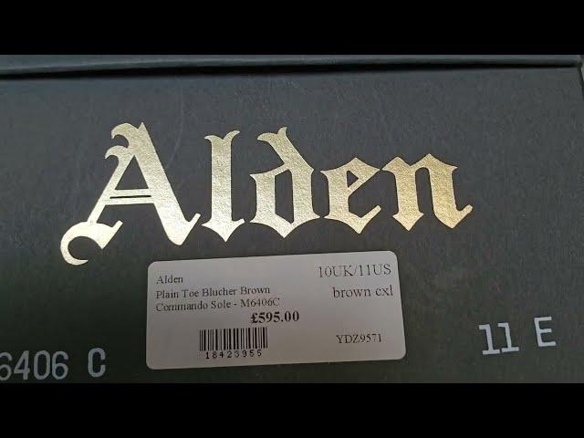 Perfect shoes for summer wedding? - Alden Plain Toe Bluchers - Unboxing