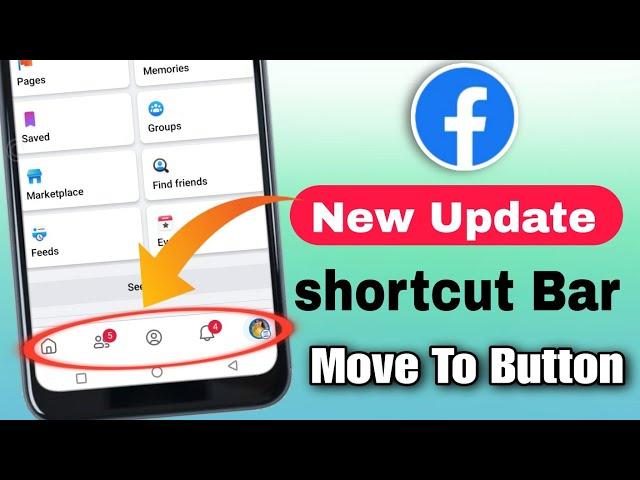 facebook shortcut bar settings |facebook menu bar up down | Facebook new shortcut Update 2023