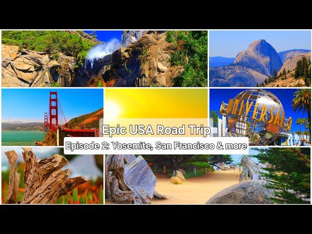 USA Road Trip | Episode 2 | Yosemite, San Francisco & Coastal Drive #usa #roadtrip #travel #scenic