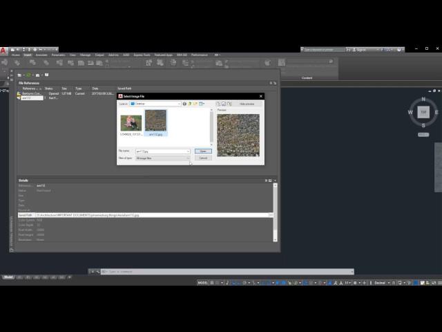 How to Re-Link Pictures Autocad 2017