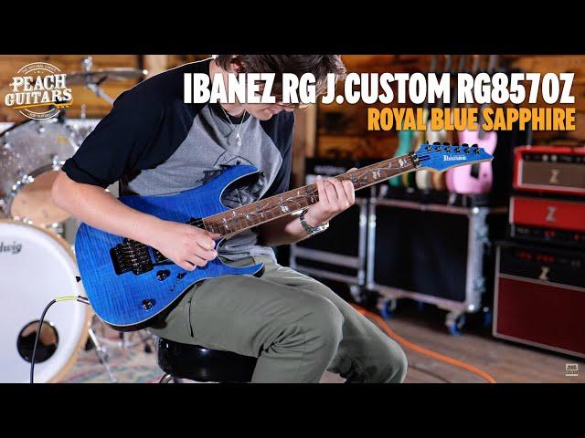 No Talking...Just Tones | Ibanez RG8570Z-RBS J-Custom Royal Blue Sapphire