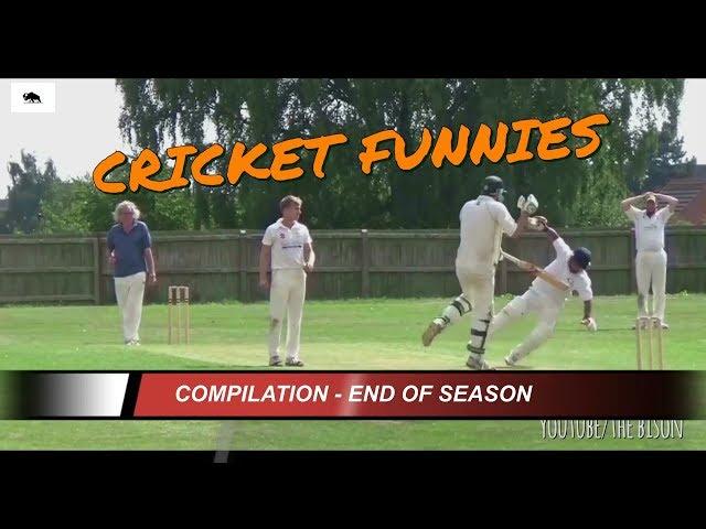 FUNNY CRICKET COMPILATION - end of season. Village cricket