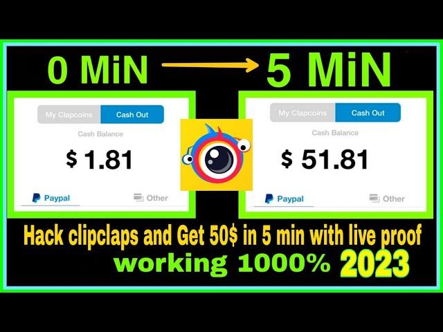 How to hack Clipclaps | 50 dollars in 5 MIN | Working 100% with Live proof