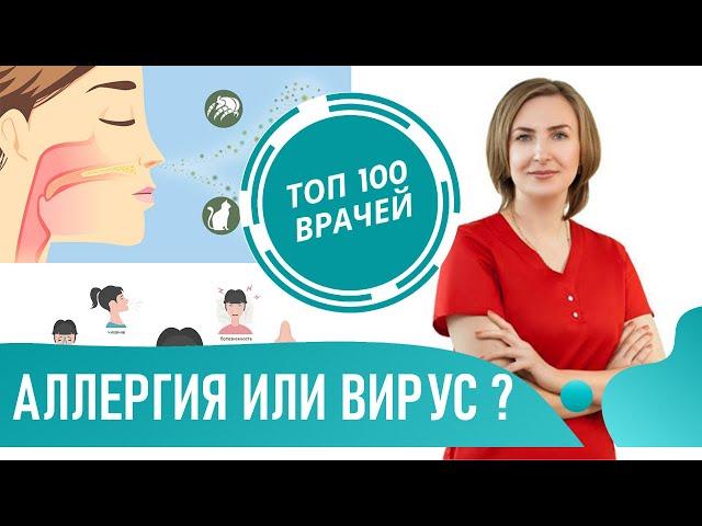 Вирус или Аллергия? Как отличить аллергический и вирусный ринит по симптомам