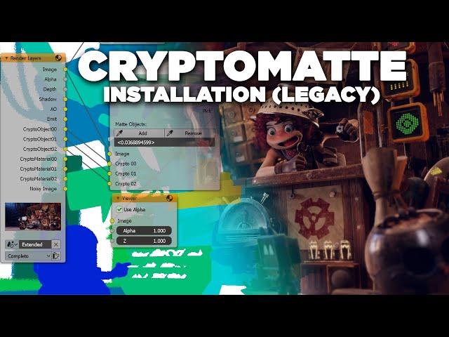 How to install Cryptomatte (Legacy Nuke - Natron - AE)