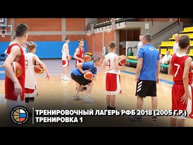 Тренировочный лагерь РФБ 2018 (2005 г.р.) / Тренировка 1