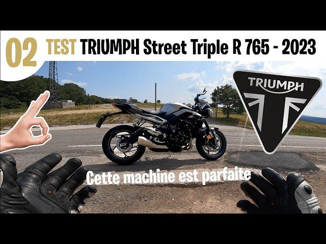 Test Triumph Street Triple R - J'évite l'ACCIDENT  4K