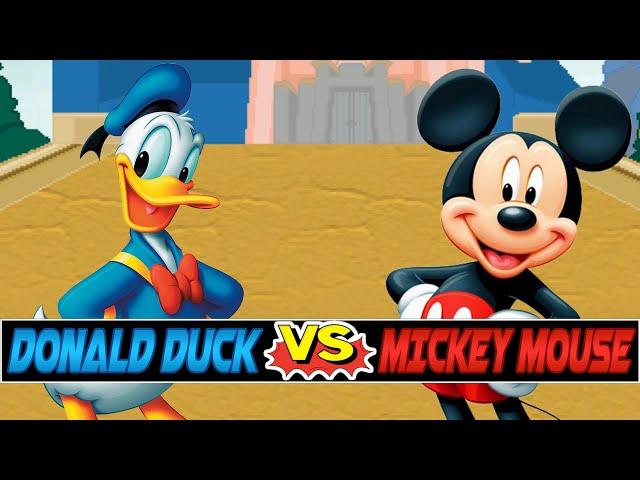 M.U.G.E.N. Battles | Donald Duck vs Mickey Mouse