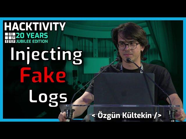 #Hacktivity2023 // SIEM Slam: Tricking Modern SIEMs with Fake Logs and Confusing Blue Teams