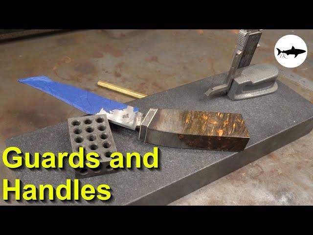 Triple-T #189 - How to slot a guard and handle for a hidden tang bowie knife