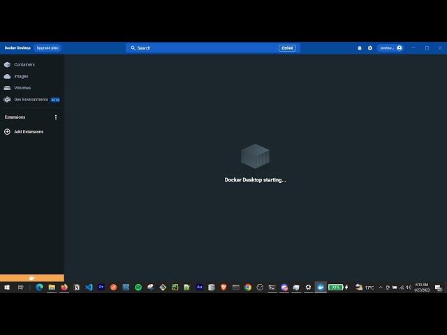 Solve Docker Desktop Starting Forever Windows Problem