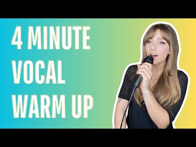 4-Minute Daily Vocal Warm-Up for Singers | Quick & Effective