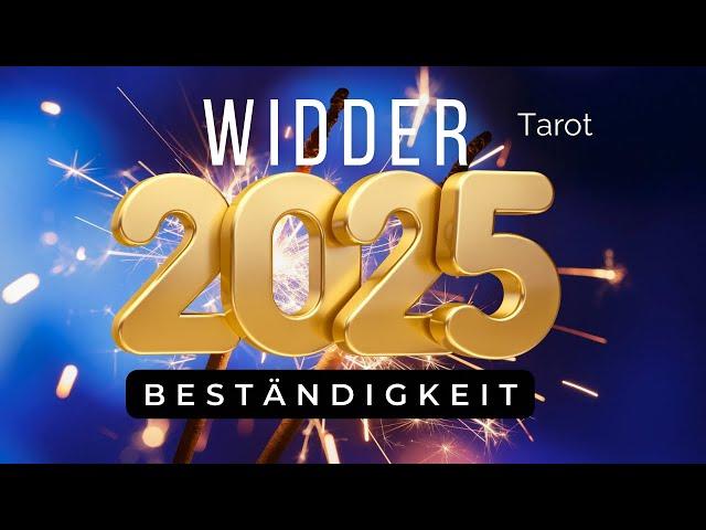 Widder ️ Jahreslegung 2025 | Deine Beständigkeit zahlt sich aus