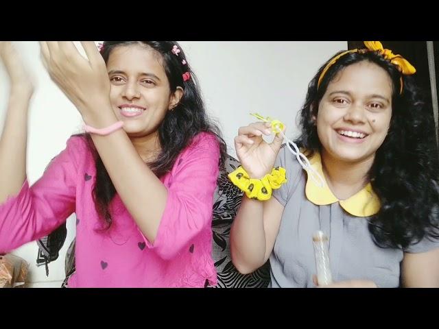 Eating only one color food for 24 hours|| shambhavi mishra ||purnima mishra || yellow &pink food ||