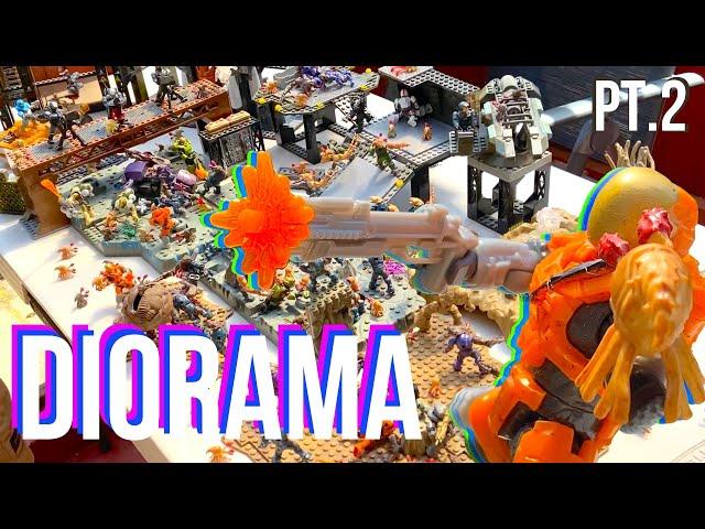 The LARGEST Flood Diorama on Youtube! Halo Mega Construx. The Domain