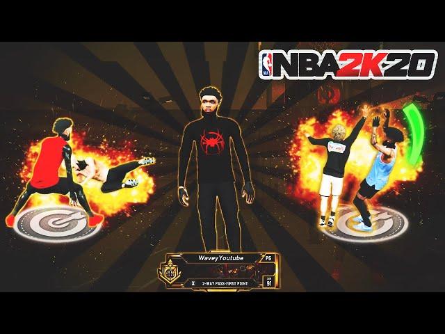 BEST 2-WAY PASS FIRST POINT BUILD IN NBA 2K20!! BEST ALL AROUND BUILD IN NBA 2K20!!