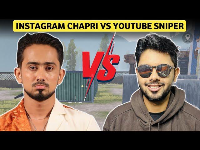 INSTAGRAM CHAPRI VS YOUTUBE SNIPER | EPIC 1V1 MATCH TDM | ANDROID GAMER - BGMI