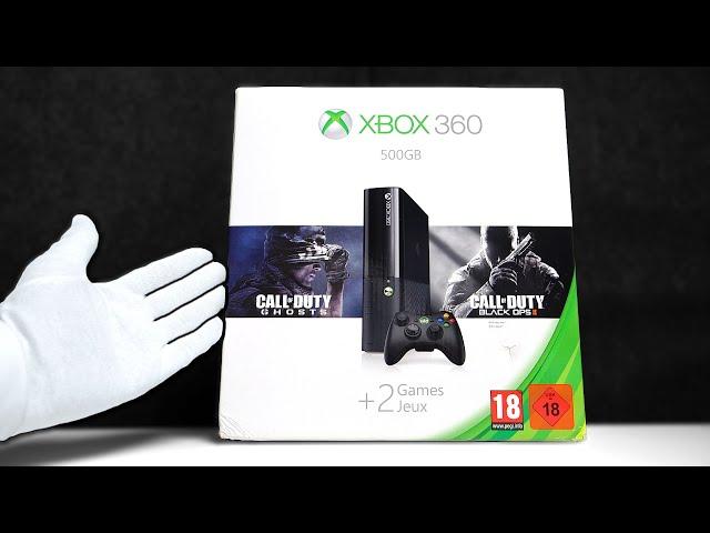 Xbox 360 E Console Unboxing - Online in 2023! (Black Ops 2 + Ghosts Bundle)