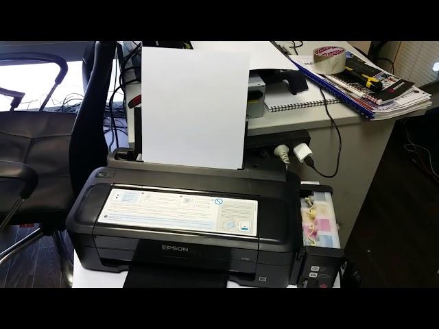 Epson L110 L210 L300 L350 L355 | Не печатает | Пустая страница | Does not print | Empty page