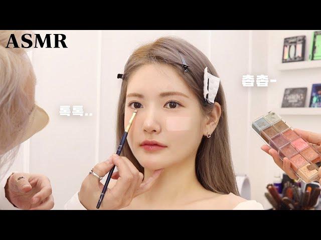 Makeup Shop ASMR | $1,000 Cheongdam Private & Personal Wedding Hair and Makeup! (ft. #HamKyungSik)