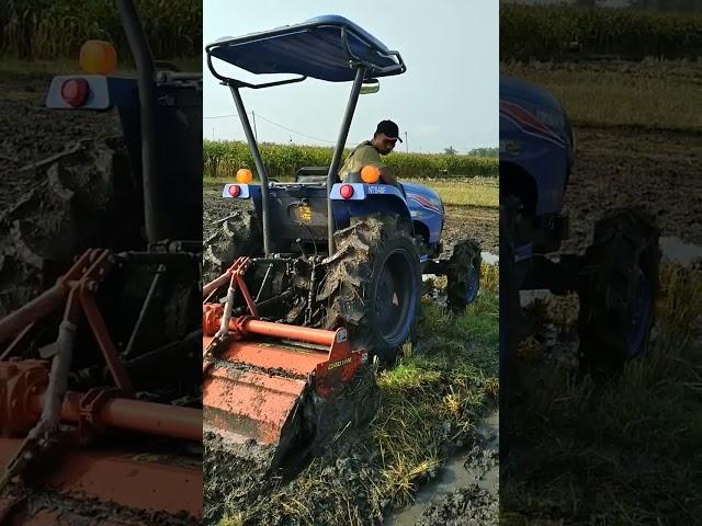 traktor sawah roda 4 iseki.rotari untuk tanam padi