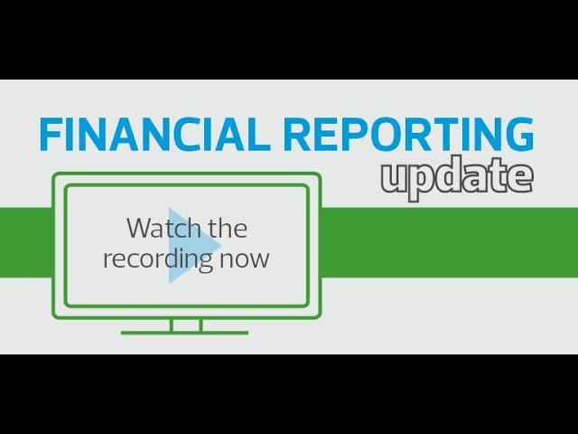 Financial Reporting Update Webinar - 2022