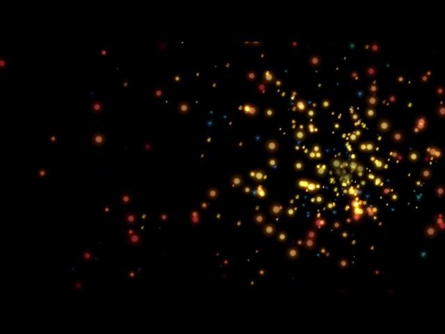 fire dust magical particles black screen effect video