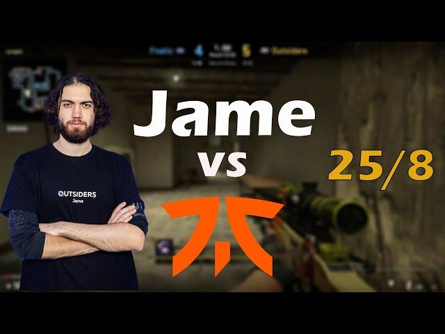 CS:GO POV Demo Outsiders Jame (25/8) vs Fnatic (de_mirage) @ IEM Katowice 2023