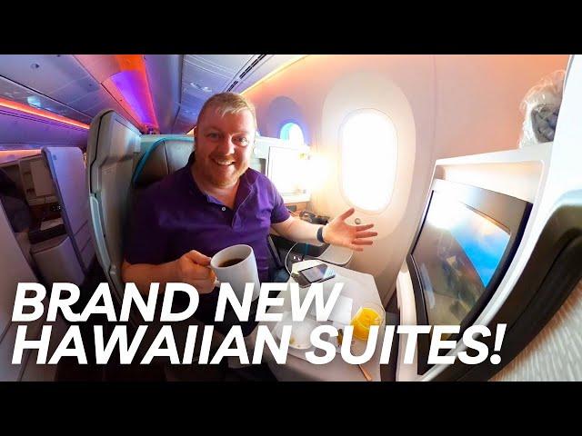 Flying Hawaiian Airlines  UNIQUE 787 First Class to Honolulu!