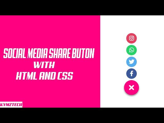 social media floating action button with HTML CSS AND JAVASCRIPT