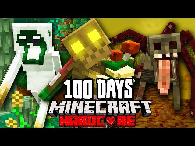 I Survived 100 Days in Minecraft's Scariest Dimension...