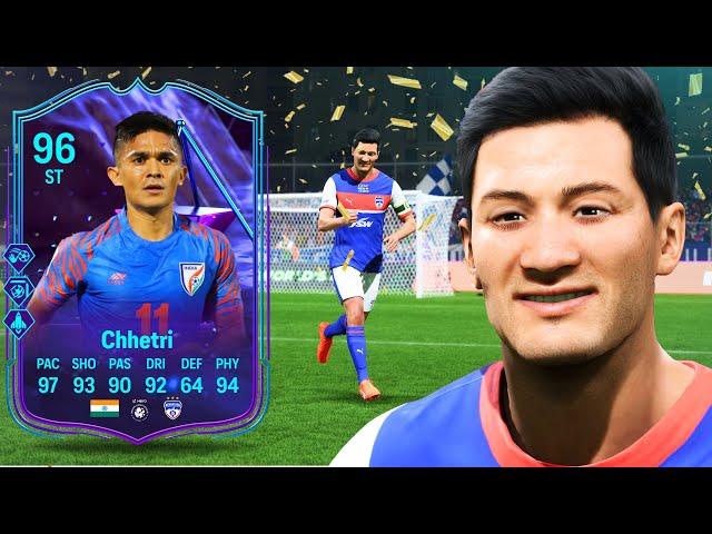 96 End of an Era SBC Chhetri is UNREAL.. But is chemistry an ISSUE?!  FC 24 Player Review