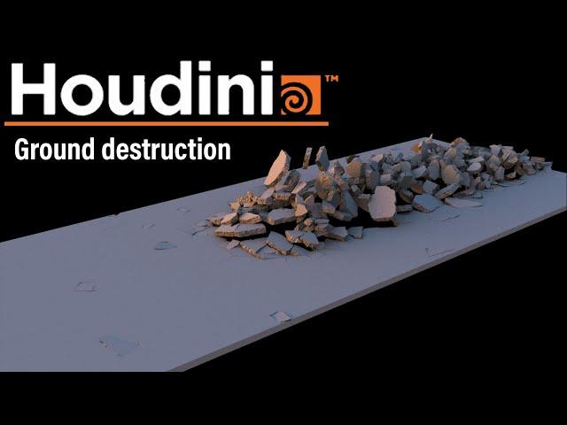Houdini ground destruction tutorial