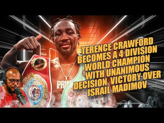 ️Terence Crawford BEATS Israil Madrimov via UDInternet Urges Crawford To Stay Away From Canelo