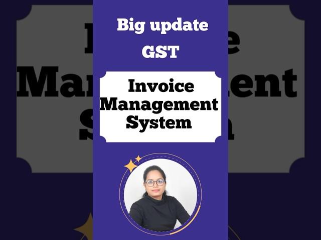  Big Update in GST | IMS - 1st October