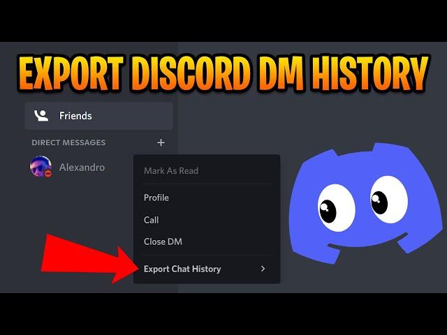 How to Export Chat DM History on Discord