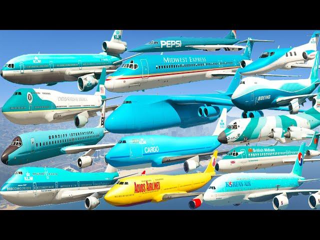 GTA V: Best Every Ultra Blue Airplanes Best Extreme Longer Crash and Fail Compilation