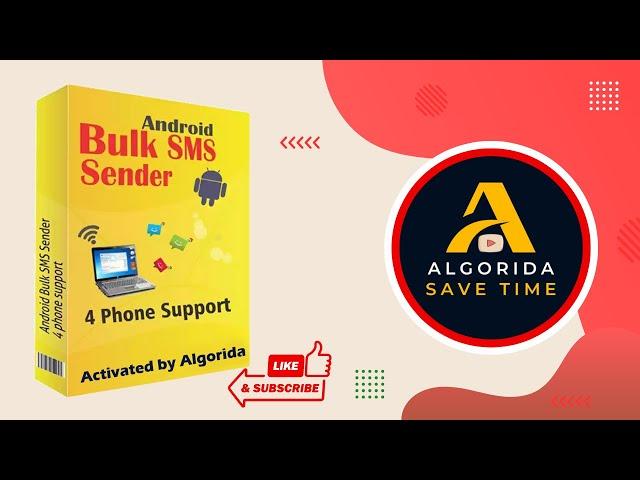 Android Bulk SMS Sender: Send Unlimited SMS from Computer | Algorida