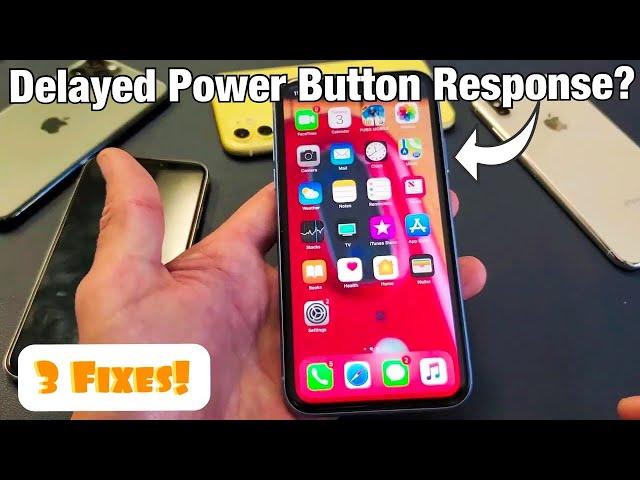 iPhone X, XS, XR, 11: Slow or Delayed Power Button (Side Button) Response? FIXED!