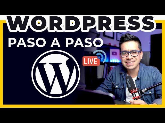 Cómo Crear Una Página Web en WordPress ▶︎ Paso a Paso ◀︎ desde cero para principiantes 