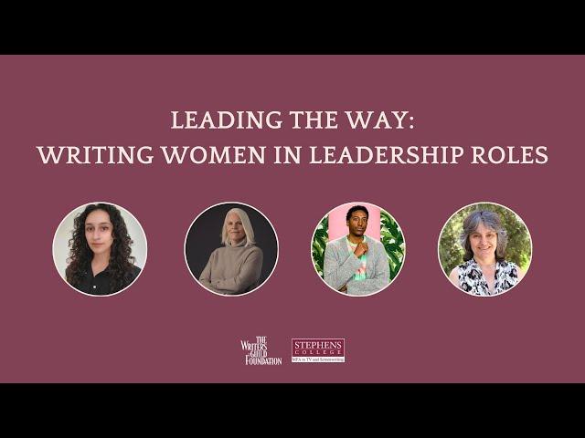 Writing Female Characters in Leadership Roles