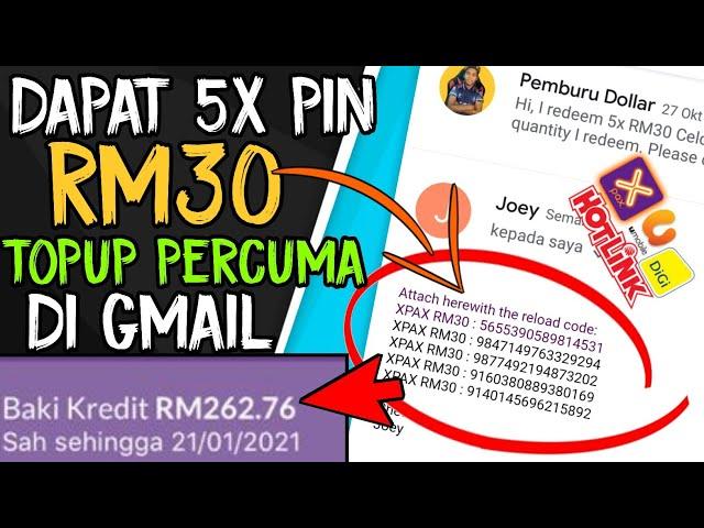 RM30 TOP UP FREE Berkali-kali‼️ Cara Dapat Topup Free - TERBARU CheQQme