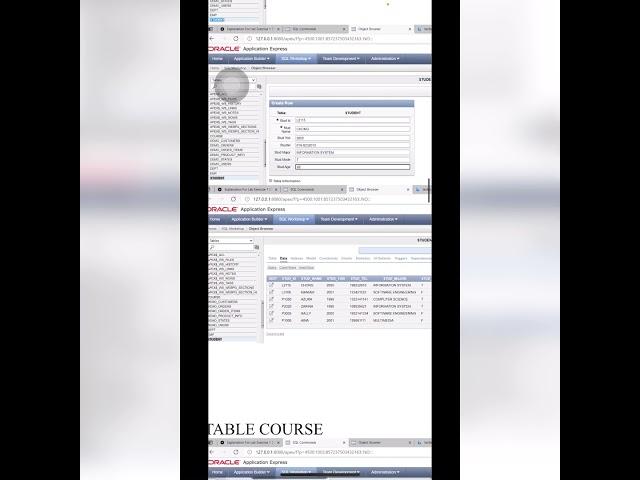 Create Table Student,Course,Grade and Unit and Alter Table Student