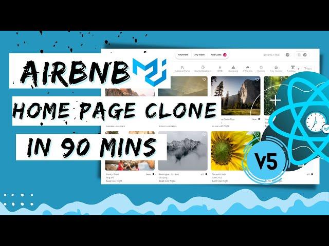 React Material UI V5 Project |   Airbnb Home page Clone in 90 mins 