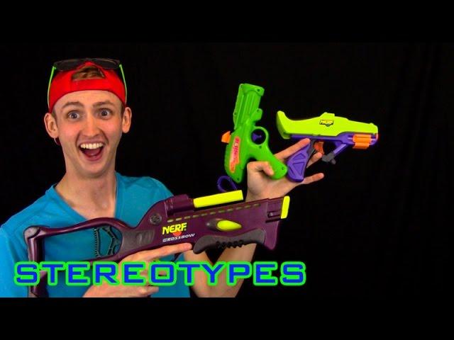 NERF STEREOTYPES | THE VINTAGE/90'S NERFER!