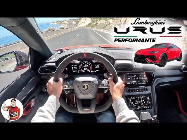 The Lamborghini Urus Performante is Silly Fast // Still Tame (POV Drive Review)