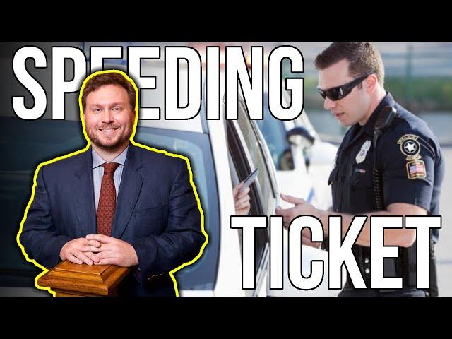 How to Get Out of a Speeding Ticket - COP & LAWYER give tips